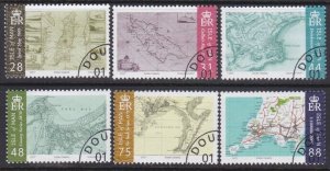 ISLE OF MAN 2007 Maps set fine used.........................................Y615