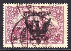 GERMANY SCARCE POLAND EAGLE OSWIECIM OVERPRINT #10 CDS F/VF SOUND