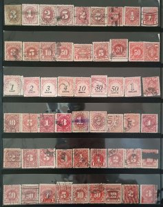 Small Collection Postage Due Lot