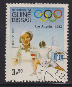 Guinea-Bissau 491 Olympic Fencing 1983