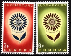 LUXEMBOURG / LUXEMBURG 1964 EUROPA. Complete set, MNH