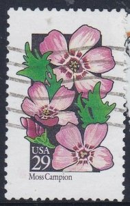 USA  1992 - Wild flowers - Moss Companion - 29c - used