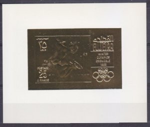 1968 Fujaira 1vb/Bb gold 1968 Olympic Games in Grenoble 35,00 €
