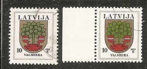 Latvia    Scott   450a,e   Arms    Used