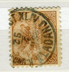 BOSNIA; 1890s classic Eagle Arms issue used 15k. value fine POSTMARK