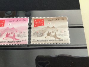 Yemen Red Cross mint never hinged stamps A11142