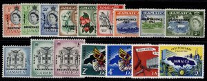 JAMAICA QEII SG181-196, 1962 Independence set, M MINT. Cat £42.