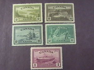 CANADA # 268-273-MINT/HINGED---COMPLETE SET---1946