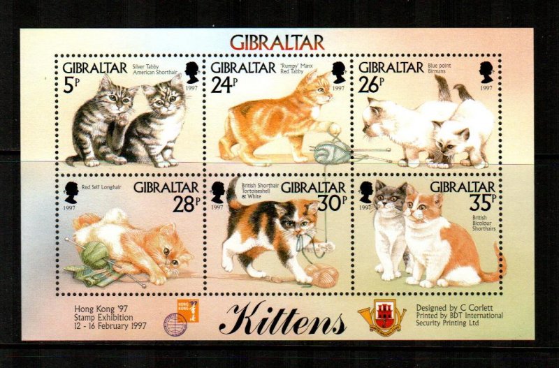 Gibraltar #726  MNH  Scott $7.75   Sheet of 6