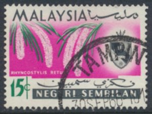 Negri Sembilan  SC# 81 Used  Orchids Flowers see details & scans