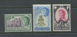 Cayman Islands QEII 1962 5/ to £1 mint o.g. hinged