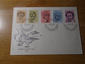 Switzerland  #  546-50   FDC   Mathematics