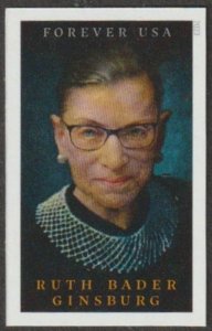 USA 5821a Mint (NH) Ruth Bader Ginsburg IMPERF Forever Stamp