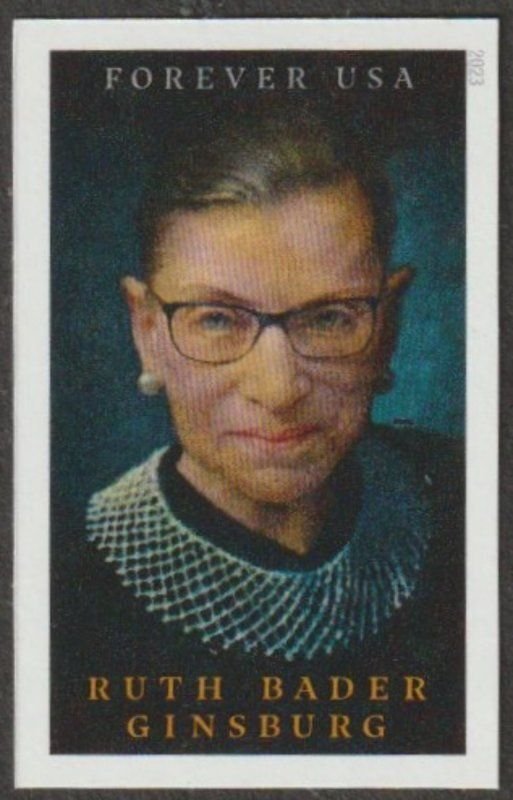 USA 5821a Mint (NH) Ruth Bader Ginsburg IMPERF Forever Stamp