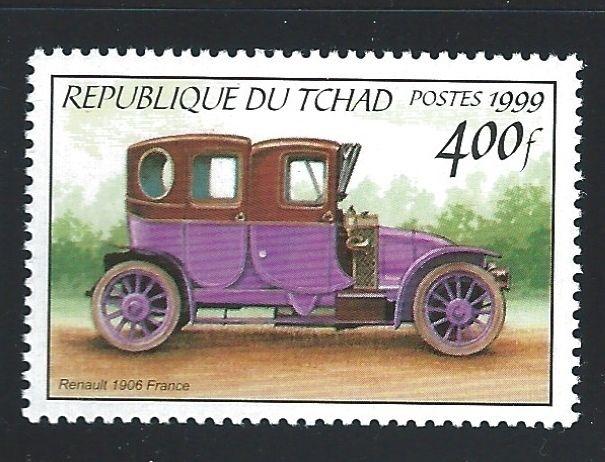 Chad #818-23, S/S 1824 MNH VF  Antique Automobiles