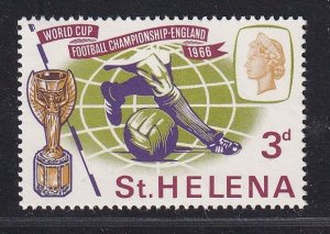 St. Helena #188  MNH  1966  world cup soccer 3p