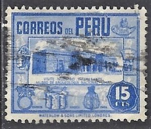 PERU #378, USED , 1938 - PERU108