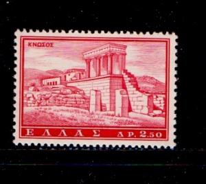 Greece 1961 MNH Tourist 2d.50  Knossos  # 