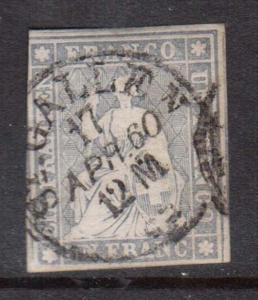 Switzerland #31 Used With Nice Cancel