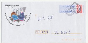 Postal stationery / PAP France 2002 Fish - Herring - Lace