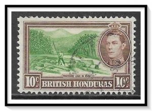British Honduras #120 KG VI & Mahogany Logs Used