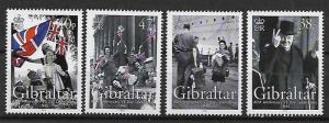 Gibraltar 1014-17 End of WW II Anniversary Mint NH