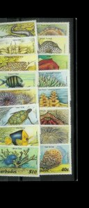 Barbados Sc.#'s640-659 MNH. Better Item-1