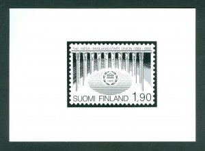 Finland. 1989 Black Print. Mnh. Inter-Parliamentary Union 100 Year. Sc.# 804