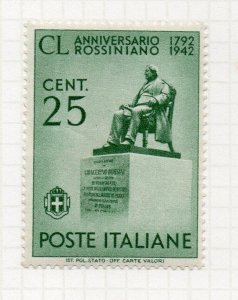 Italy 1942 Early Issue Fine Mint Hinged 25c. NW-216427