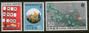 Japan # 1029-31 EXPO/70  (3) Mint NH