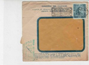 Belgium 1949 Multiple cancels from Minister of Finance Stamps Cover ref R 17998