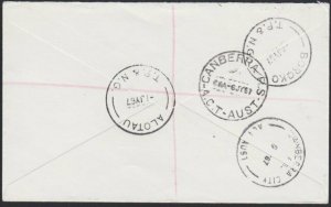 PAPUA NEW GUINEA 1967 Registered cover ex ALOTAU............................H124