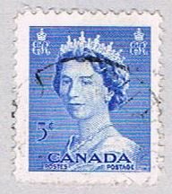 Canada QEII blue 5 left (AP106217) ...