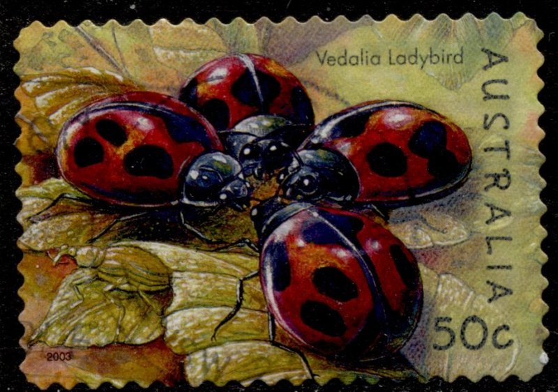 Australia #2196 Insects - Ladybug Used - CV$0.60