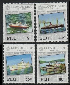 1984 Fiji 499-502 Ships 6,50 €