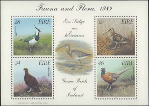 Ireland #755-758a, Complete Set(5), 1989, Birds, Never Hinged