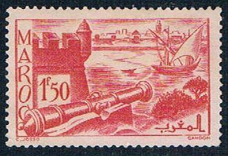 French Morocco 168A MLH Ramparts 1939 (F0124)+