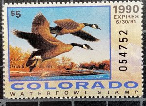 US Stamps-SC# RW Colorado 12 - Duck Stamp - MNG  - CV $12.50