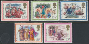 GB SG 1202 - 1206  SC# 1006-1010 Mint Never Hinged  set - Christmas 1982