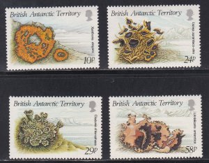 British Antarctic Territory # 149-152, Lichens, LH, 1/3 Cat.