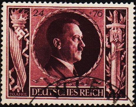 Germany. 1943 24pf+76pf S.G.836. Fine Used