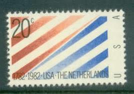 US Stamp #2003 MNH - US and Netherlands Single