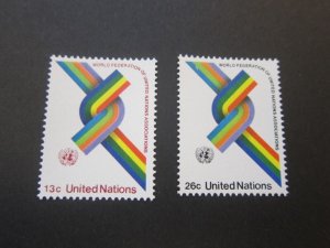 United Nations 1976 Sc 272-73 set MNH