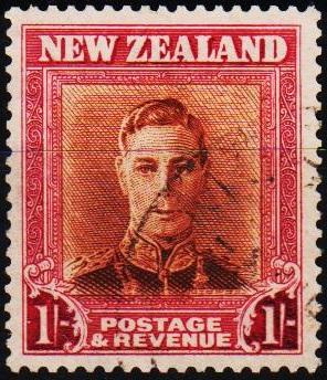 New Zealand. 1938 1s  S.G.686b Fine Used