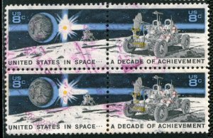 United States #1434-1435, USED BLOCK OF 4 - 1971 - USA2504NS17