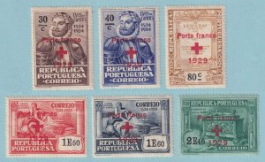 PORTUGAL 1S18 - 1S23 FRANCHISE STAMPS  MINT HINGED OG * SET - VERY FINE! - P513