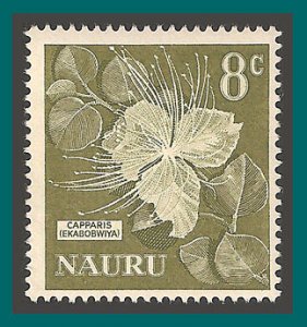 Nauru 1966 Capparis Flower, 8c MNH 64,SG72