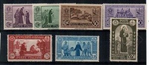 Italy Scott 258-64 Mint hinged [TC1987]