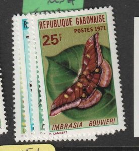 Gabon Butterfly SC 272-5 MNH (2ezb) 