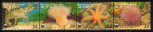 ALDERNEY 1993 Marine Life/ WWF; Scott 69; MNH